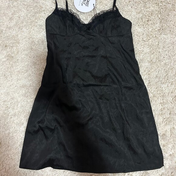 Princess Polly Dale Mini Black Dress - Picture 3 of 3